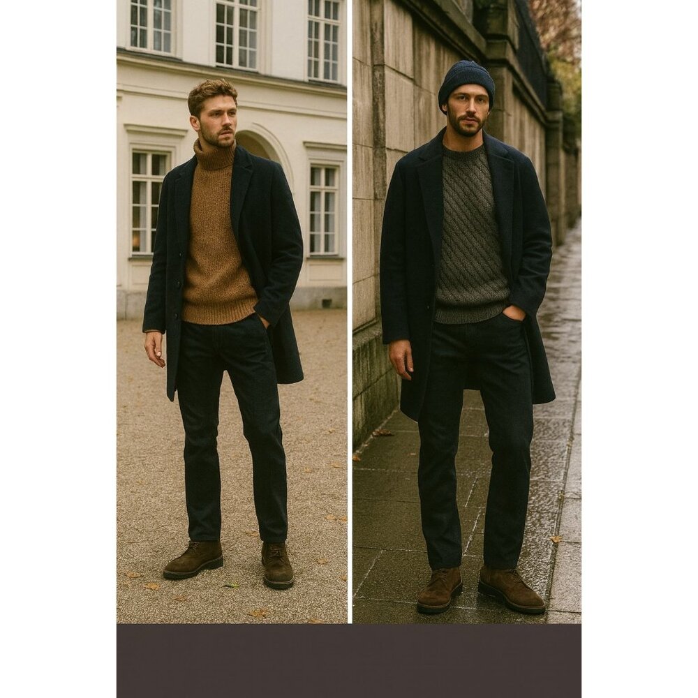 Ted Baker 32R Men Black Denim Jeans Straight Fit Tinned Sardines Wintercore